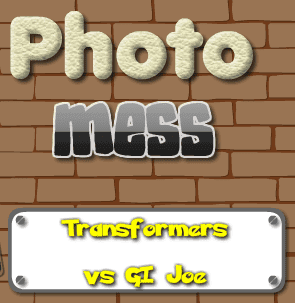 Photo Mess Transformers vs GI Joe