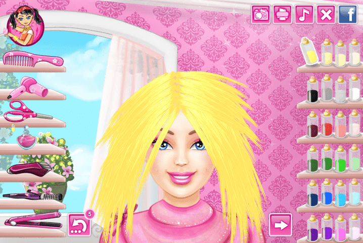 Barbie Real Haircuts screenshot