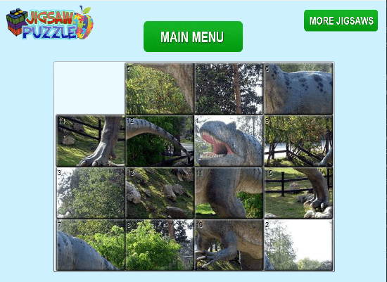 Allosaurus Slider screenshot