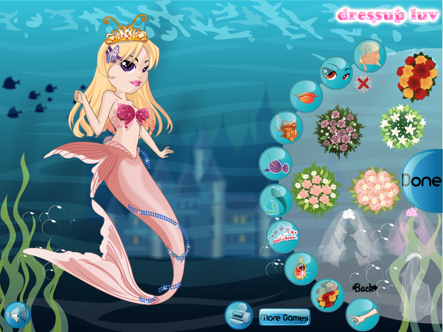 Mermaid Princess Dressup screenshot