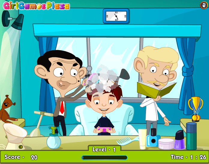 Trouble In Hair Saloon: Mr. Bean Part-1 screenshot