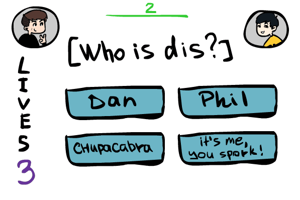 Dan & Phil-sibble Quiz! screenshot