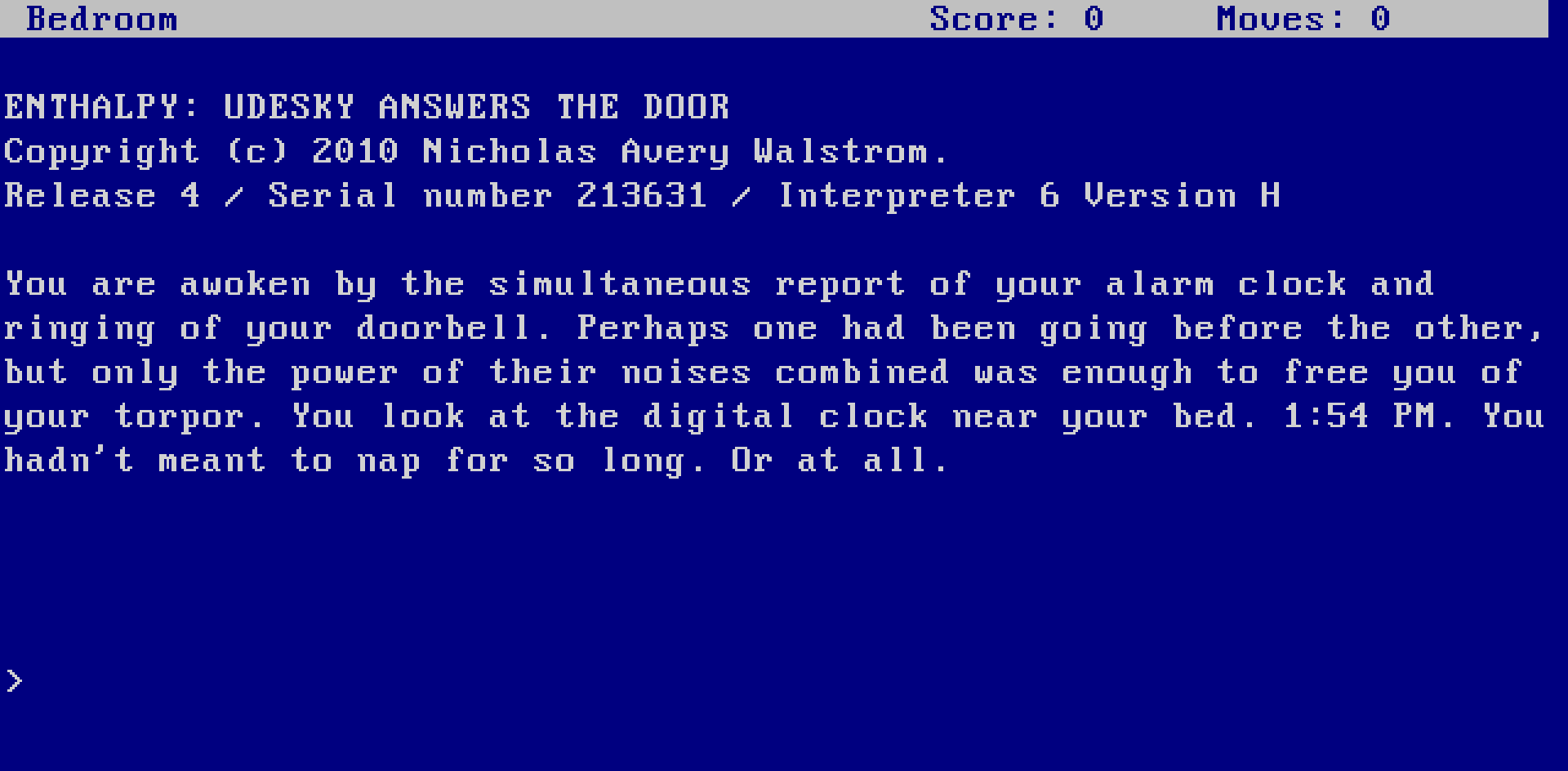 Udesky Answers the Door screenshot