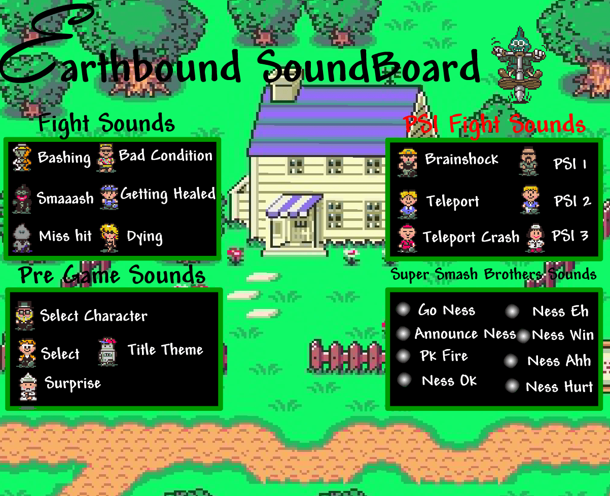 Earthbound Soundboard screenshot