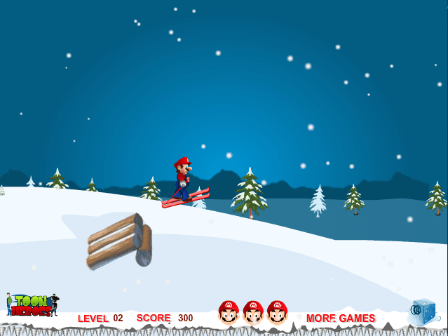 Mario Ice Skating 2 screenshot