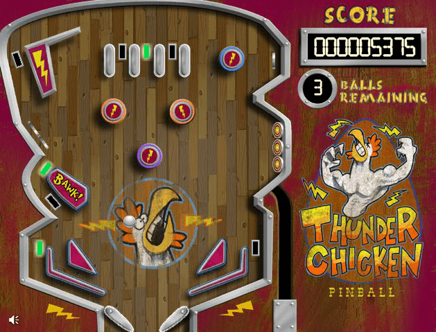 Thunder Chicken Pinball screenshot