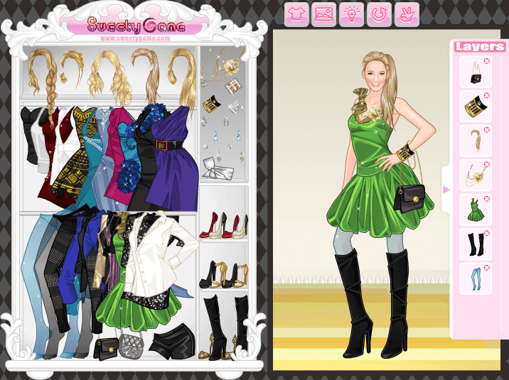 Blake Lively Dress Up Game screenshot
