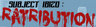Subject 18120: Ratribution