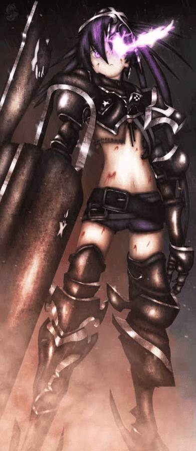ANIMATION of Insane Black Rock Shooter FAN ART screenshot