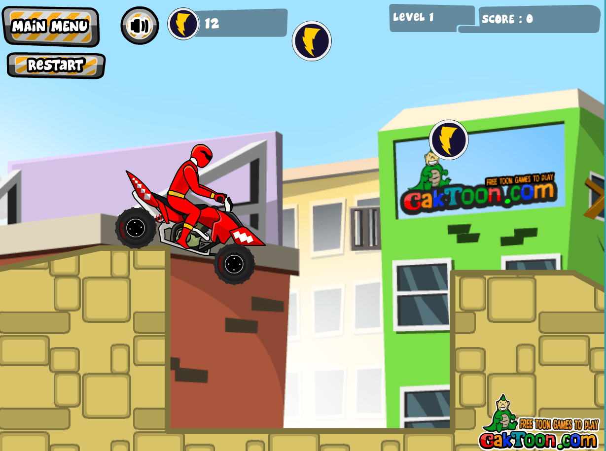Power Rangers Dino Ranger ATV screenshot