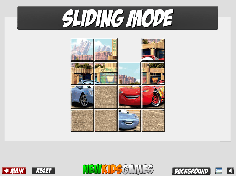 McQueen and Sally Puzzle screenshot