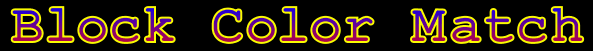 Block Color Match