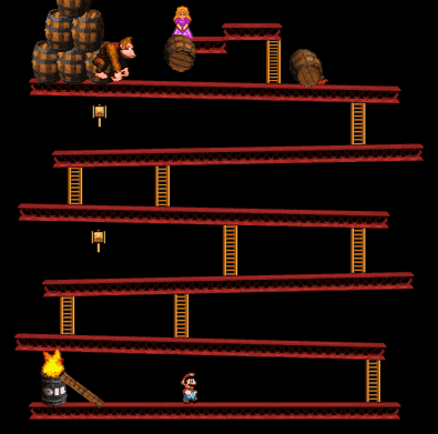 Donkey Kong Remix screenshot