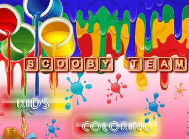 Scooby Team Kids Coloring