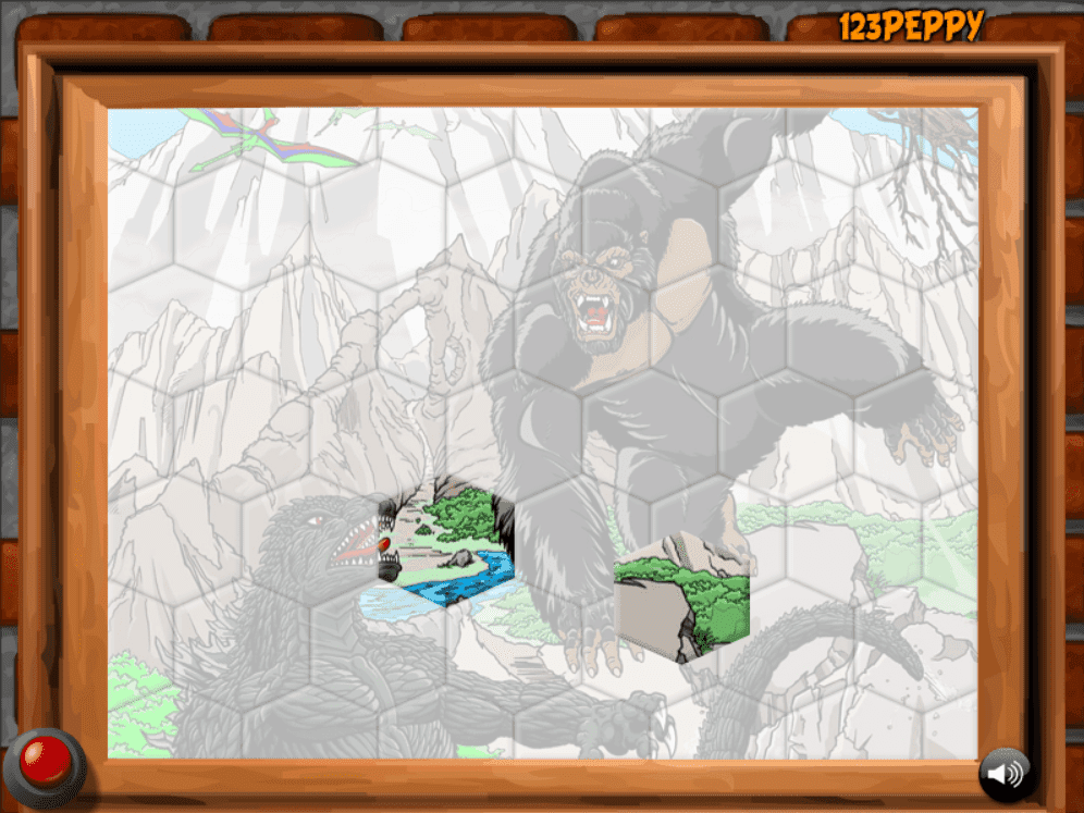 Sort my Tiles King Kong Vs Godzilla screenshot