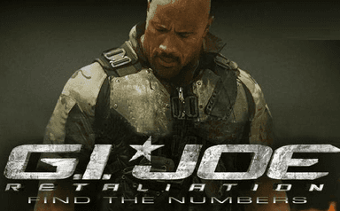 GI Joe Retaliation - Find the Numbers