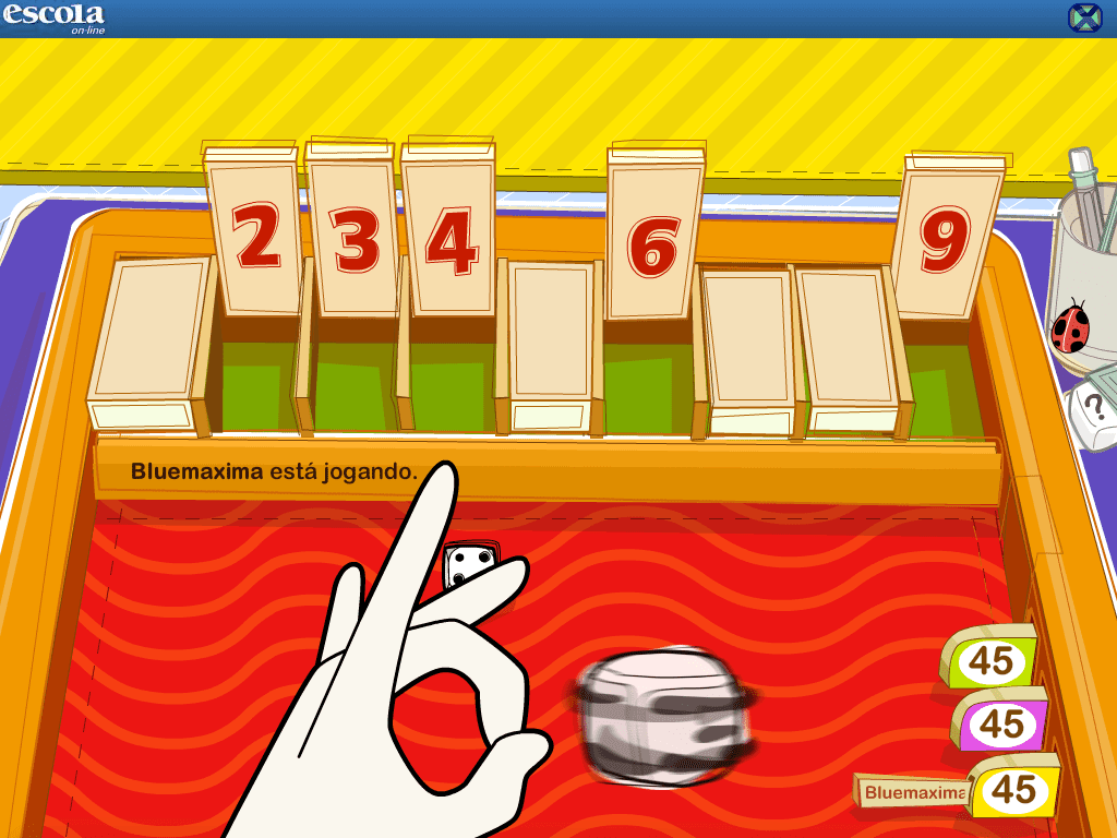 Feche a caixa screenshot