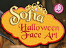 Sofia Halloween Face Art
