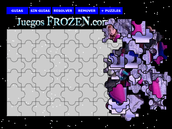 Puzzle: Princesa en la nieve screenshot