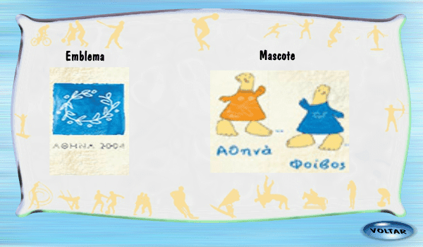 Emblemas e Mascotes das Olimpíadas screenshot