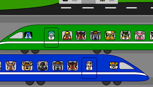 FLASH: TRAINS! <3