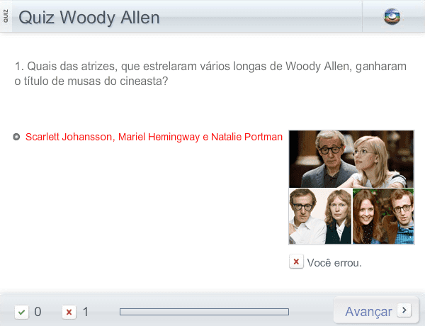 Quiz Woody Allen screenshot