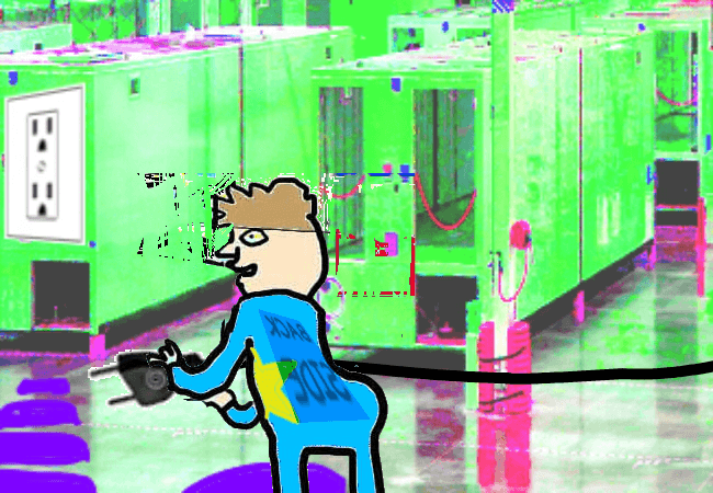 [S] Hella Jeff: Plug in the cord to the outlet in order to solve the printing press (...) screenshot