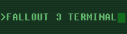 Fallout 3 Terminal