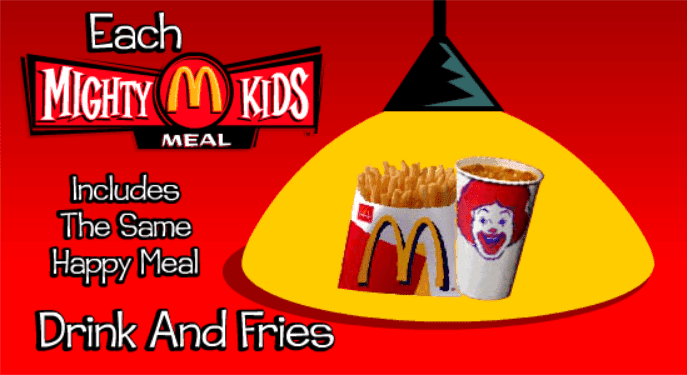 McDonald's Mighty Kids Meal Promo screenshot