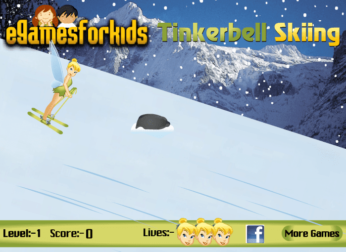 Tinkerbell Skiing screenshot