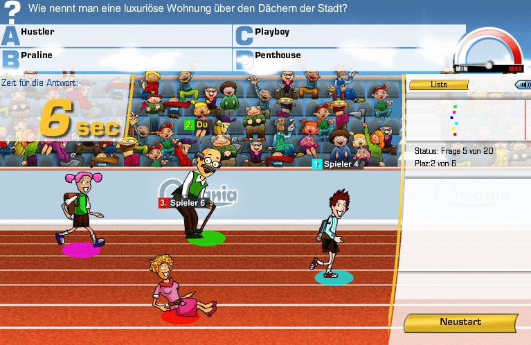 Quiz Rennen screenshot