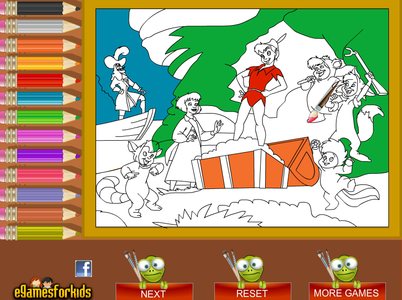 Peter Pan Coloring screenshot