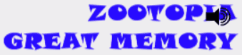 Zootopia Great Memory