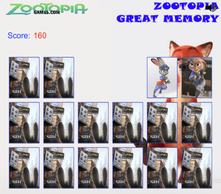 Zootopia Great Memory screenshot