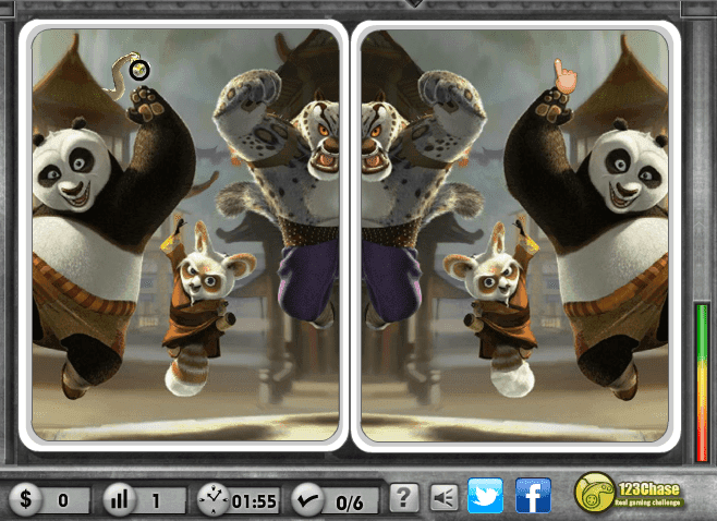 Kung Fu Panda - Spot the Difference screenshot