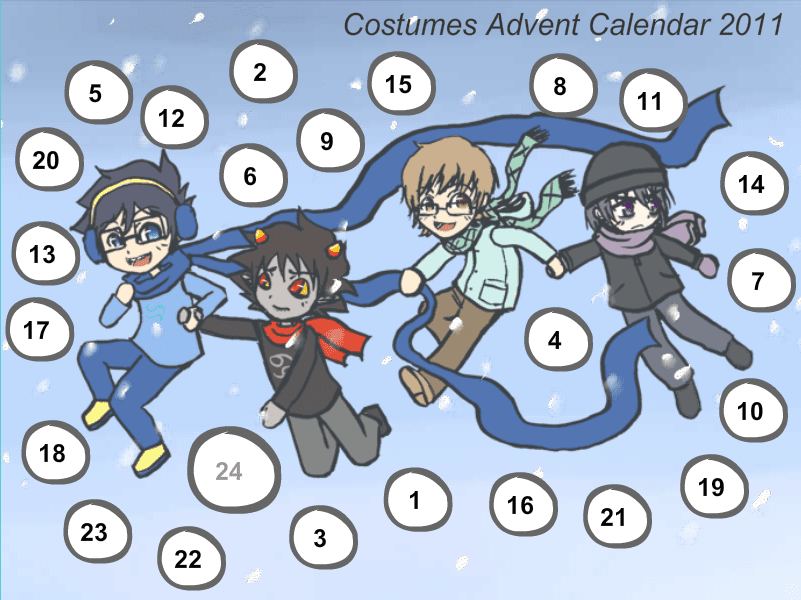 Costumes Advent Calendar 2011 screenshot