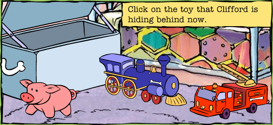 Clifford Hide-and-Seek Toy Box screenshot