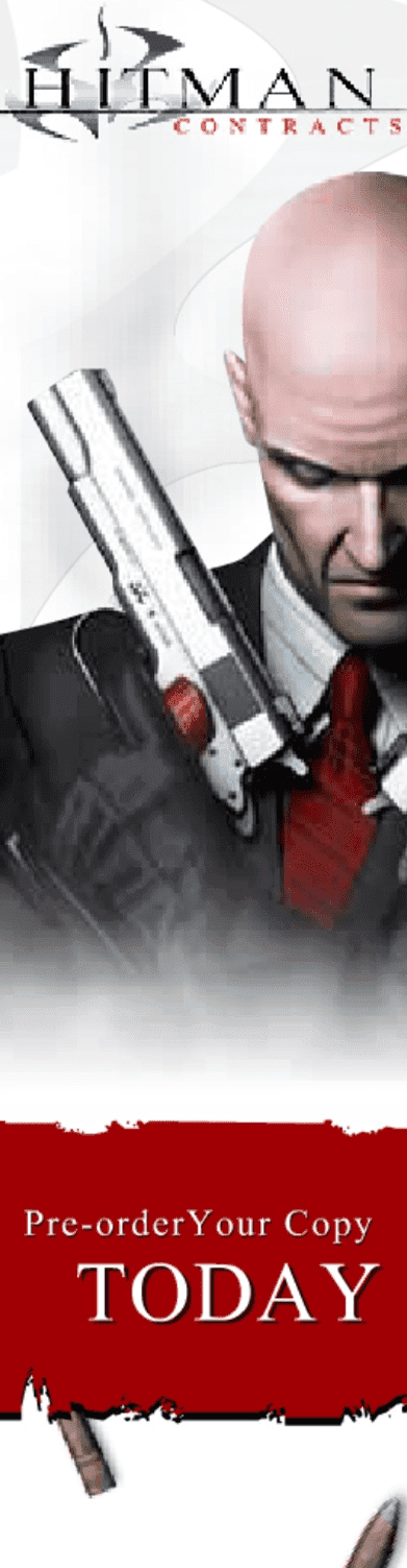 Hitman: Contracts Banner Ad screenshot