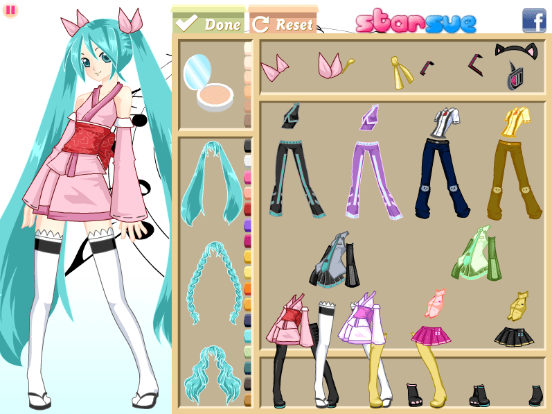 Miku Hatsune Dress Up screenshot