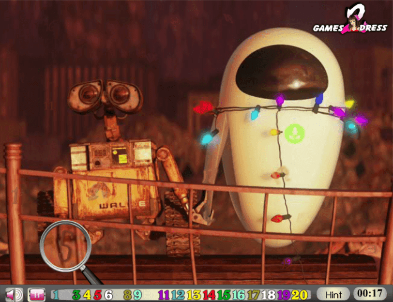 Hidden Numbers WALL-E screenshot