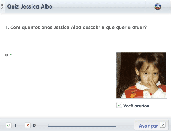 Quiz Jessica Alba screenshot