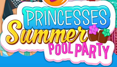 Princesses Summer Pool Party