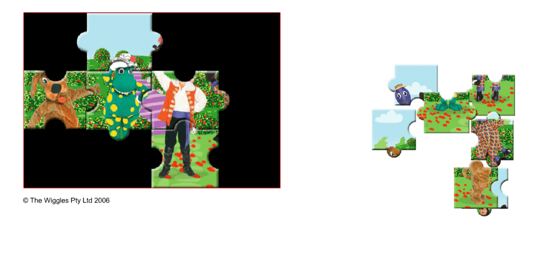 The Wiggles' Friends Online Puzzle screenshot