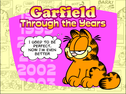 Garfield Through the Years Screensaver screenshot