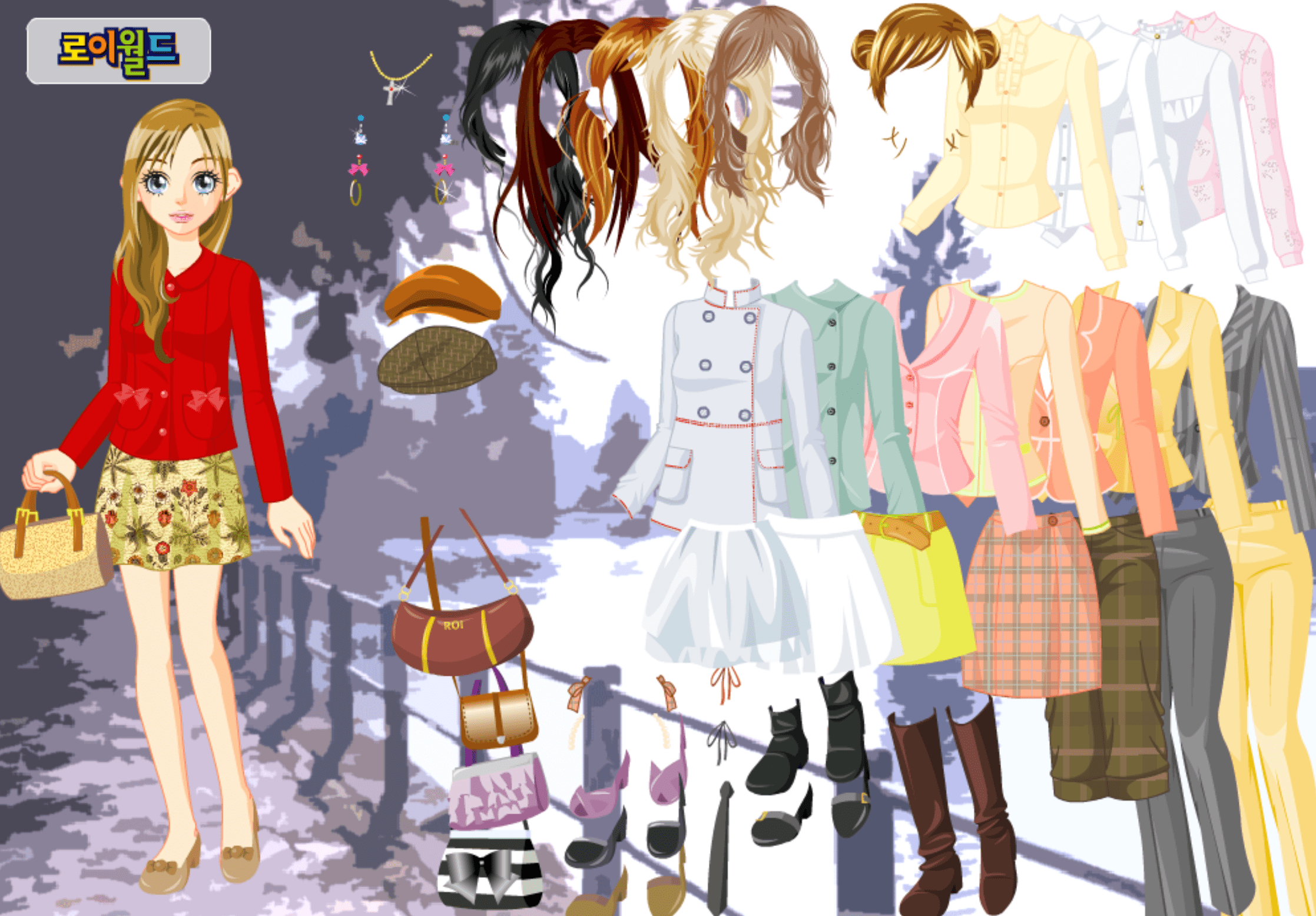 Roiworld Office Style Dressup screenshot