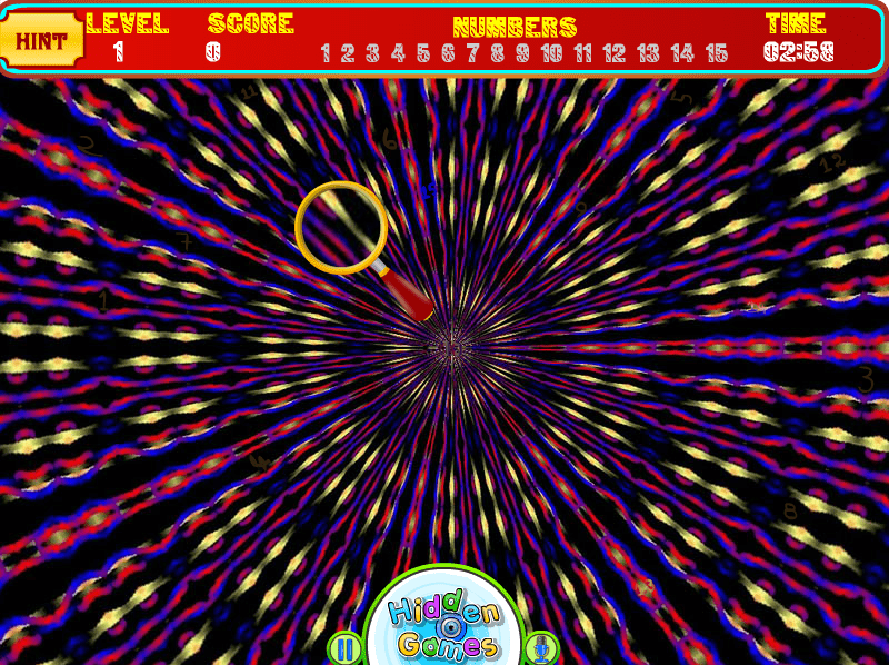 Hidden Numbers - Colorful Illusions screenshot