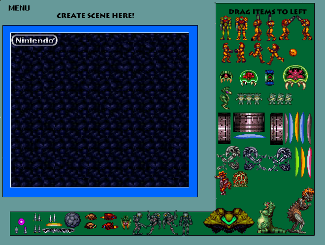 Metroid III Scene Creator screenshot