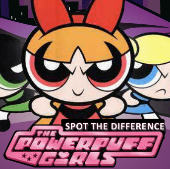 Spot the Difference: The Powerpuff Girls