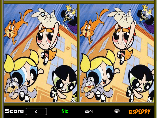 Spot the Difference: The Powerpuff Girls screenshot