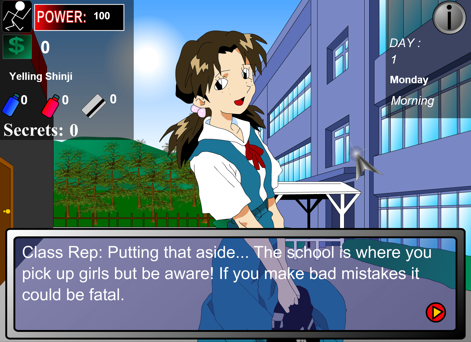 Neon Genesis Evangelion Dating Sim RPG screenshot